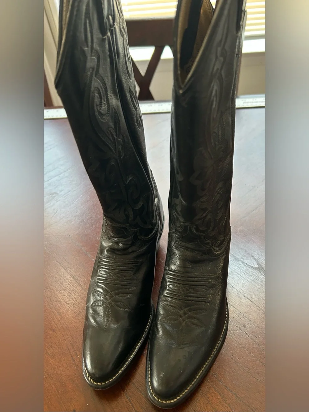 Vintage Justin Boots Made in USA Western Cowboy Boots Youth 4.5C